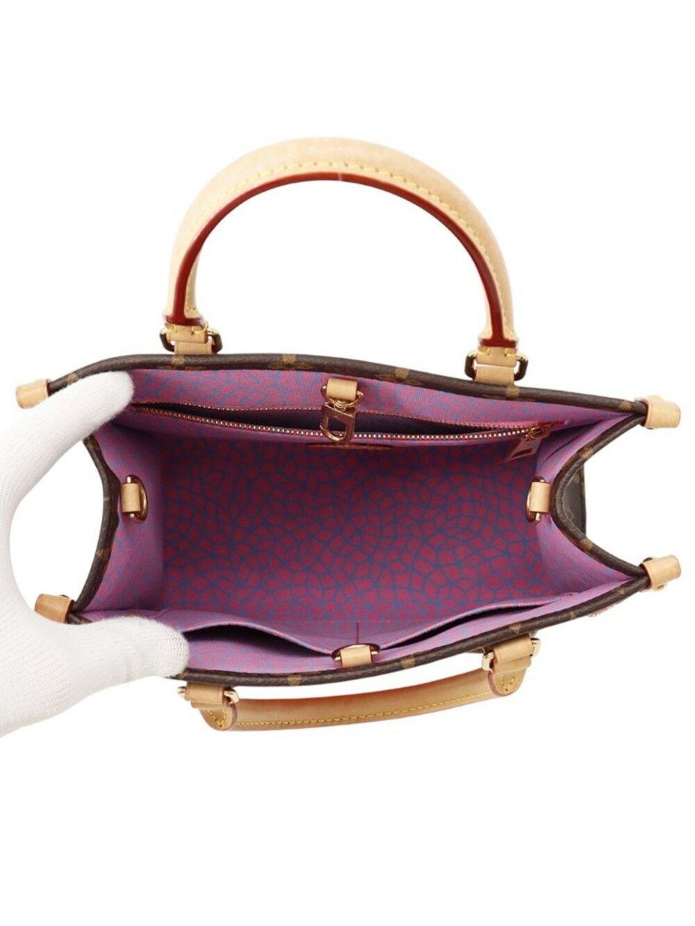 Louis Vuitton Handbag Monogram LV YK On The Go PM 2-Way Yayoi Kusama - Picture 6 of 15